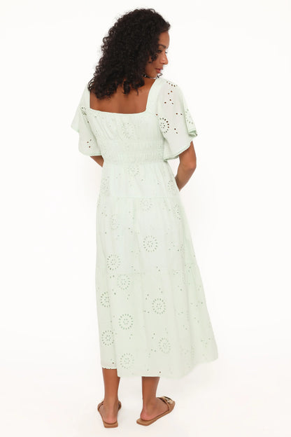 Tierney Midi Dress Sage Green