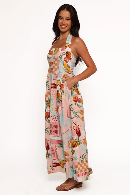 Kiera Midi Dress Summer Haze
