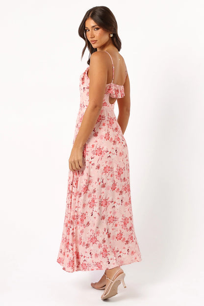 Rachel Midi Dress Blushed Garden