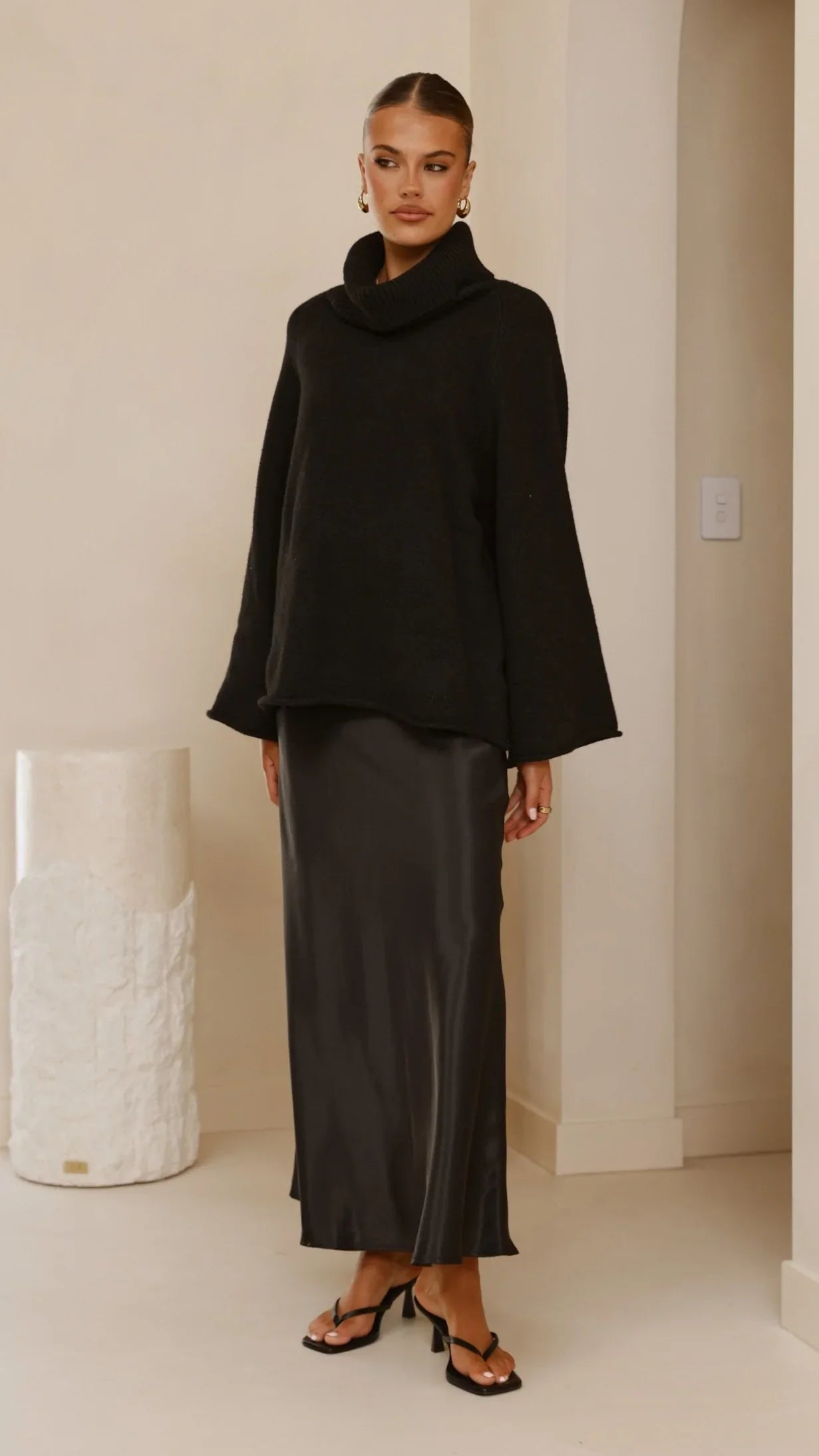 Jacques Knitted Jumper Black