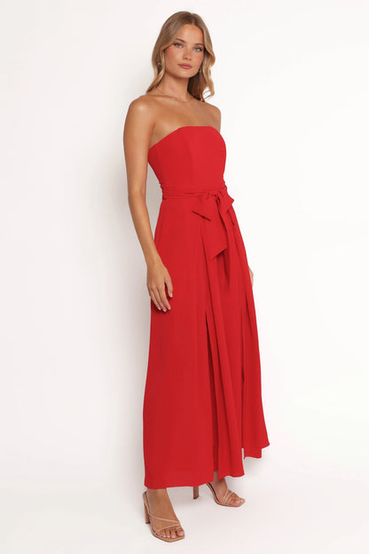 Chanellie Jumpsuit Red