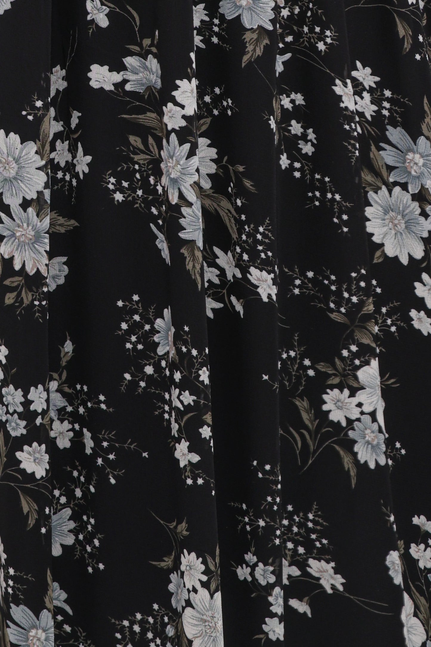 Mavis Long Sleeve Maxi Dress Black Floral