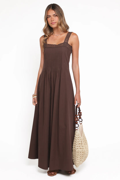 Alandra Maxi Dress Brown