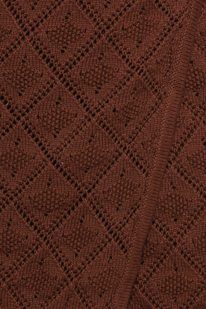 Palma Knit Mini Skirt Chocolate