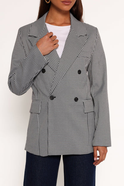Juliette Blazer Black White