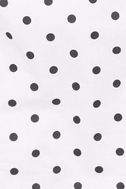 Luna Mini Skirt White Polka Dot