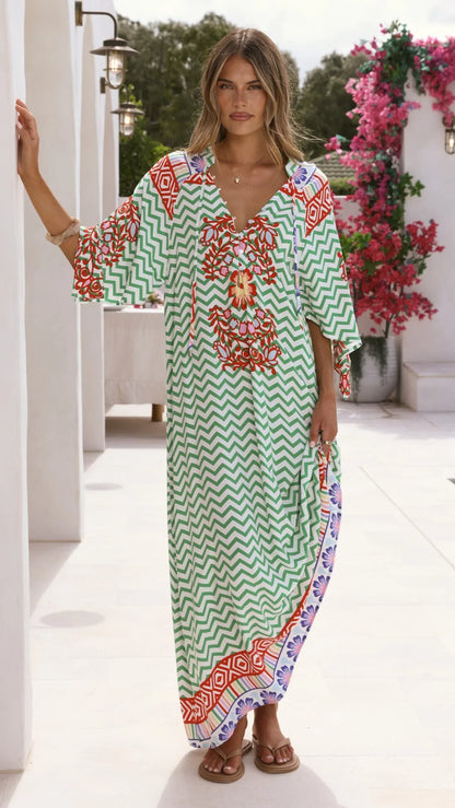 Bree Maxi Dress Ziggy Print