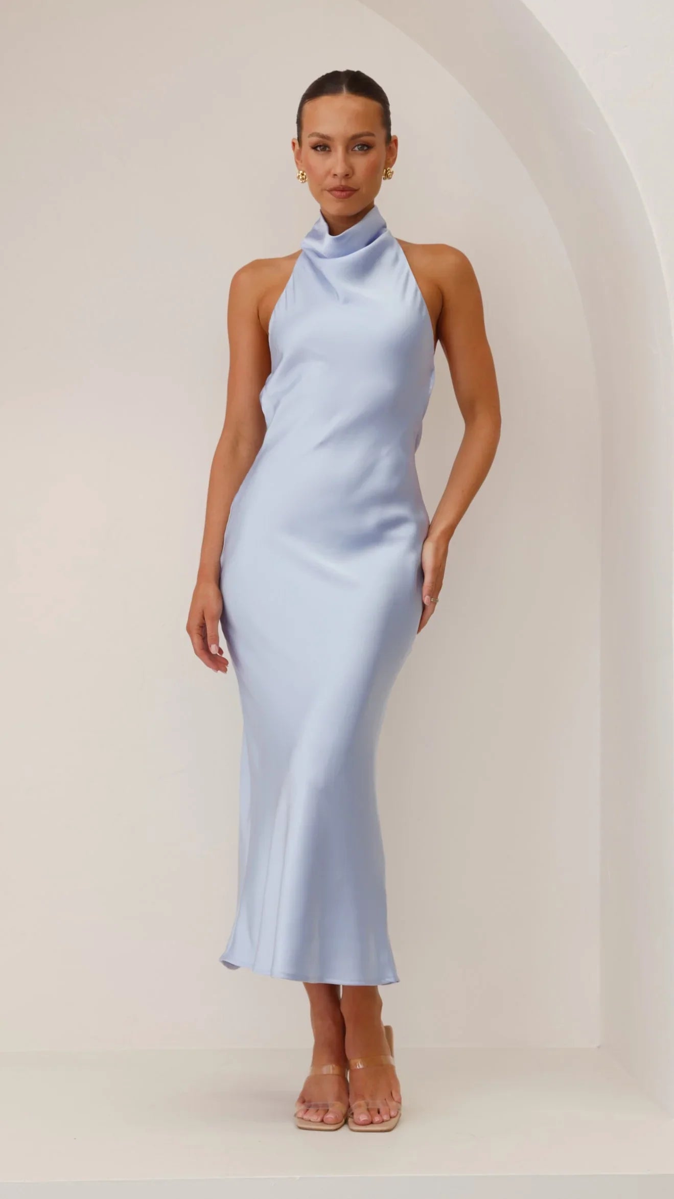 Rina Midi Dress Blue Bell