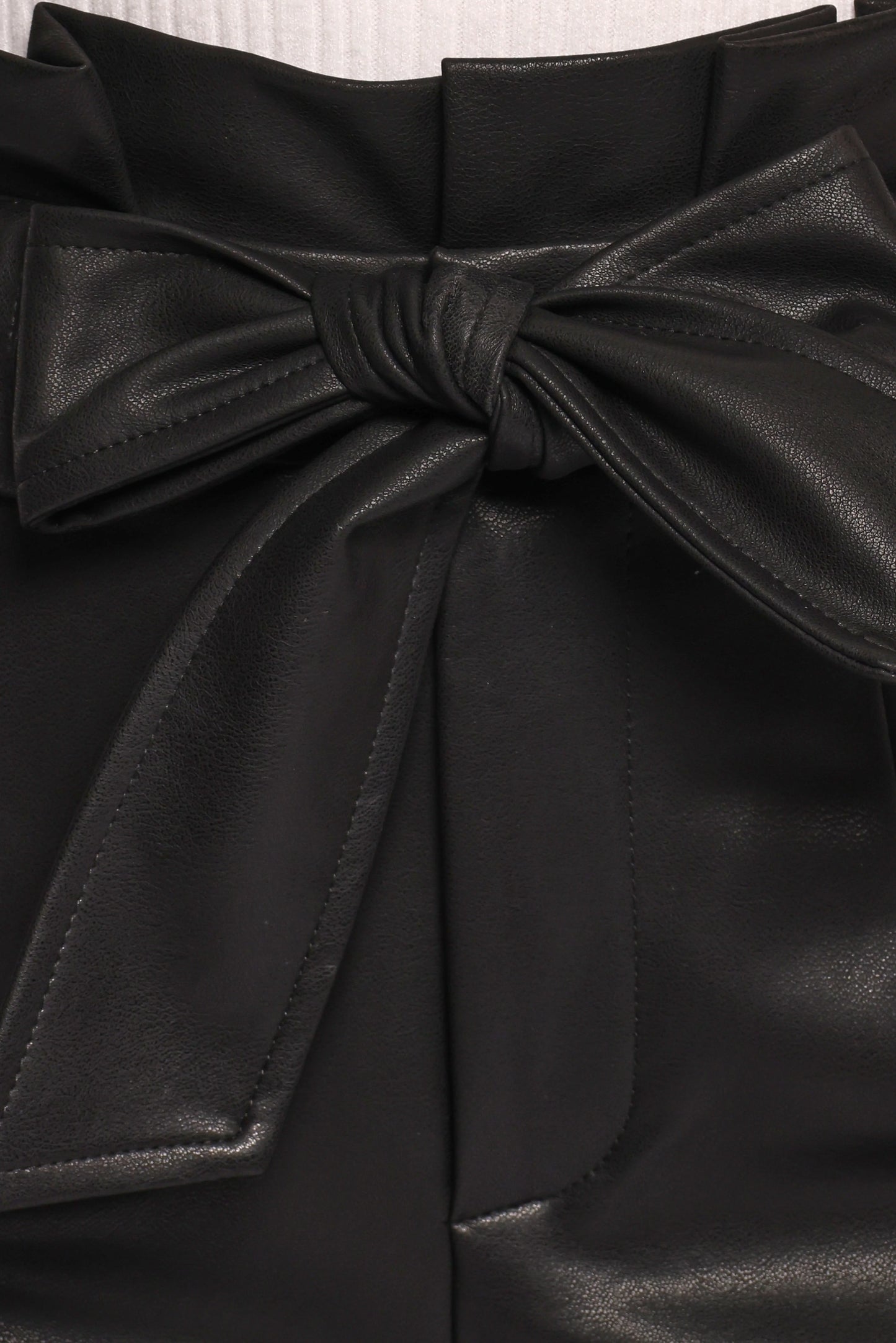 Kieran Faux Leather Pant Black