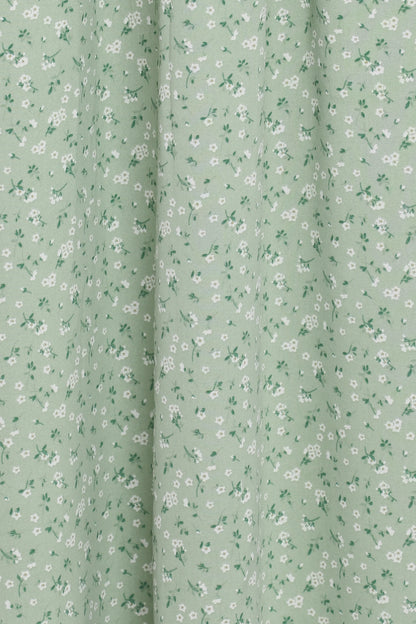 Bronte Midi Dress Green Floral