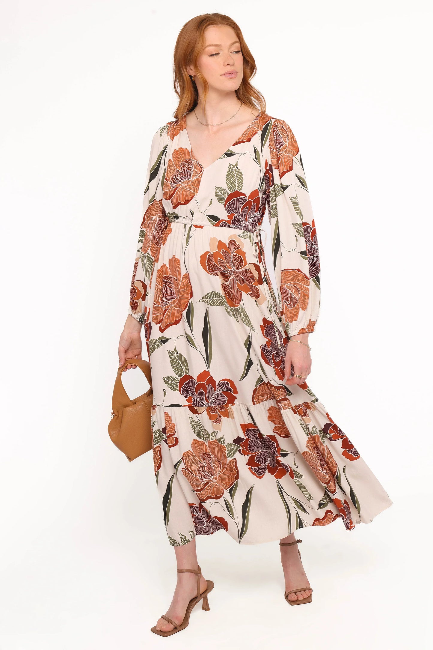 Cerwin Midi Dress Fall Floral