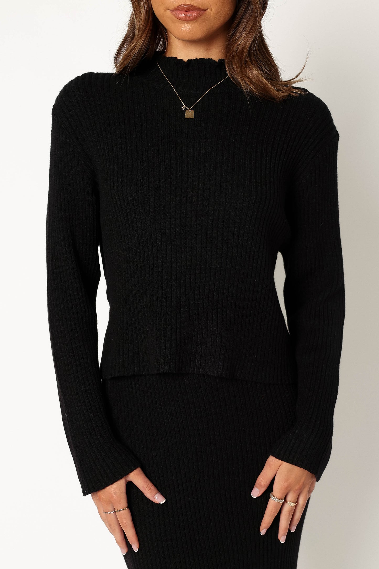Payton Knitted Set Black