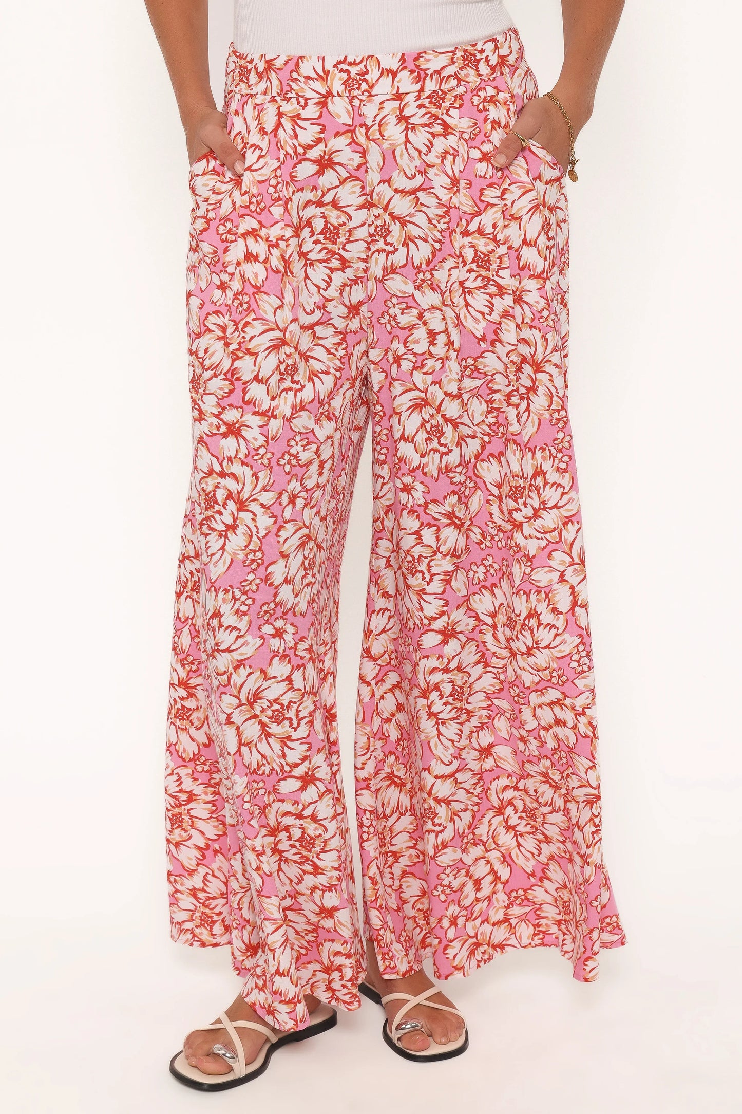 Lessie Pants Pink Floral