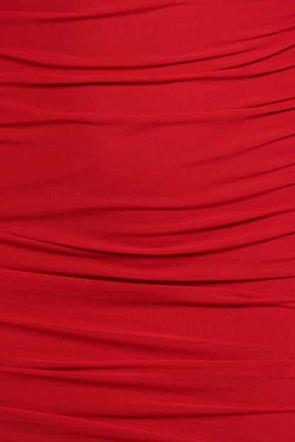 Austin Long Sleeve Mini Dress Red