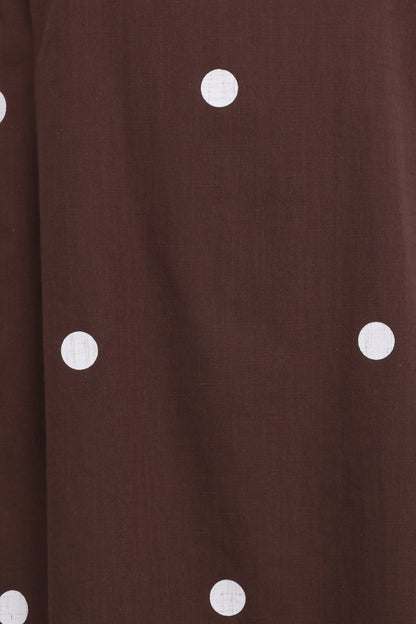 Chantelle Mini Dress Chocolate Polka Dot