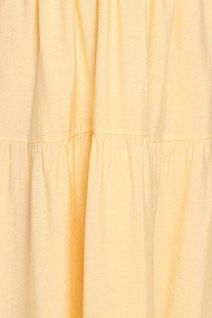 Vinny One Shoulder Maxi Dress Yellow