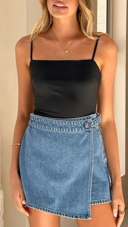 Rollas Skort River Blue