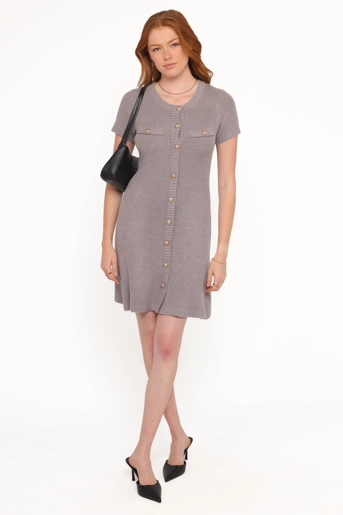 Jaxon Mini Dress Grey