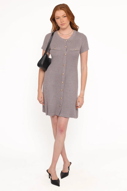 Jaxon Mini Dress Grey