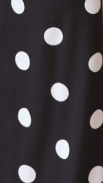 Darya Strapless Top Black White Polka Dot