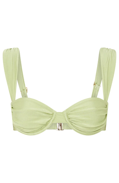 Cascade Bikini Top Pistachio