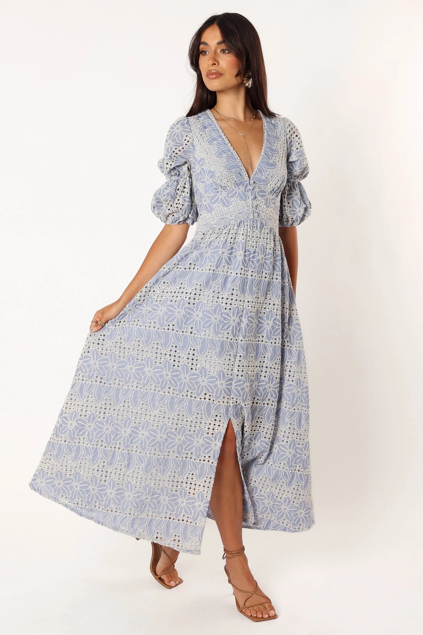 Tani Midi Dress Blue