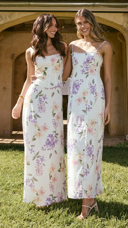Carlia Maxi Dress Botanical Bloom