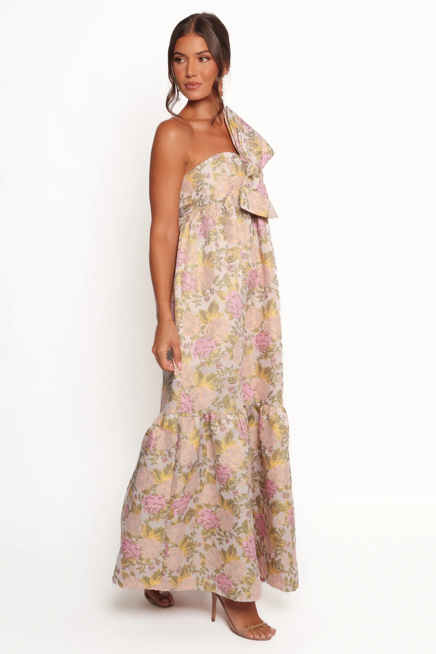Betina Bow Front Maxi Dress Multi Floral