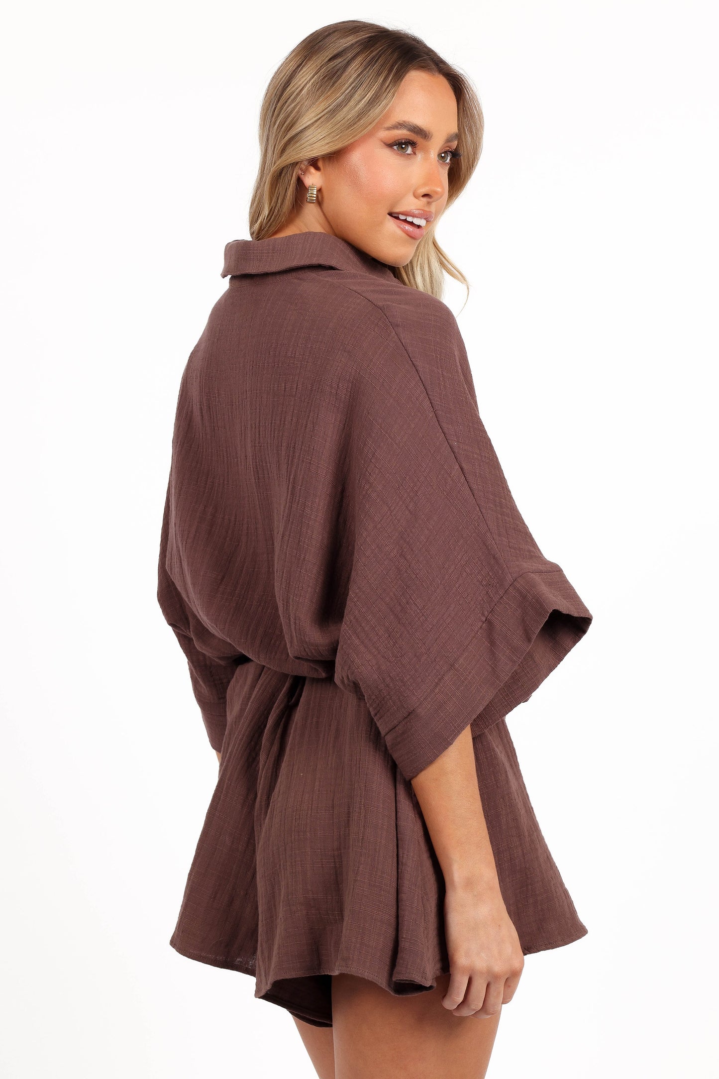 Jemmy Romper Chocolate Brown