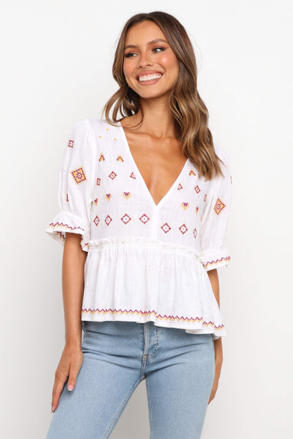 Dawston Top White