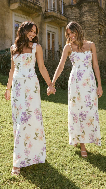 Carlia Maxi Dress Botanical Bloom