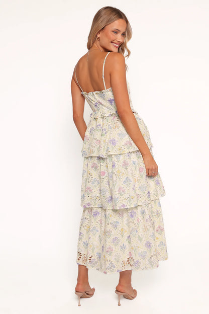 Iveta Midi Dress Multi Floral