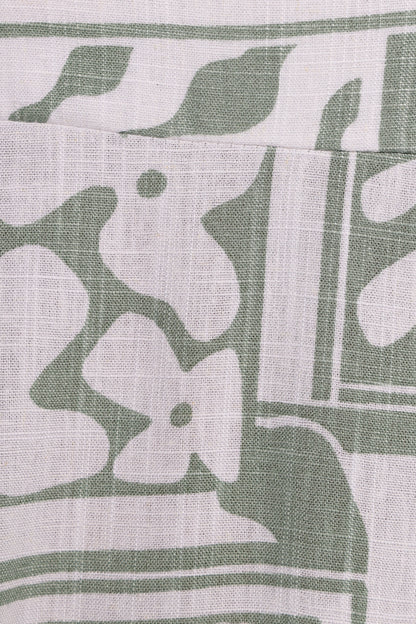 Kelsie Midi Dress Sage Print