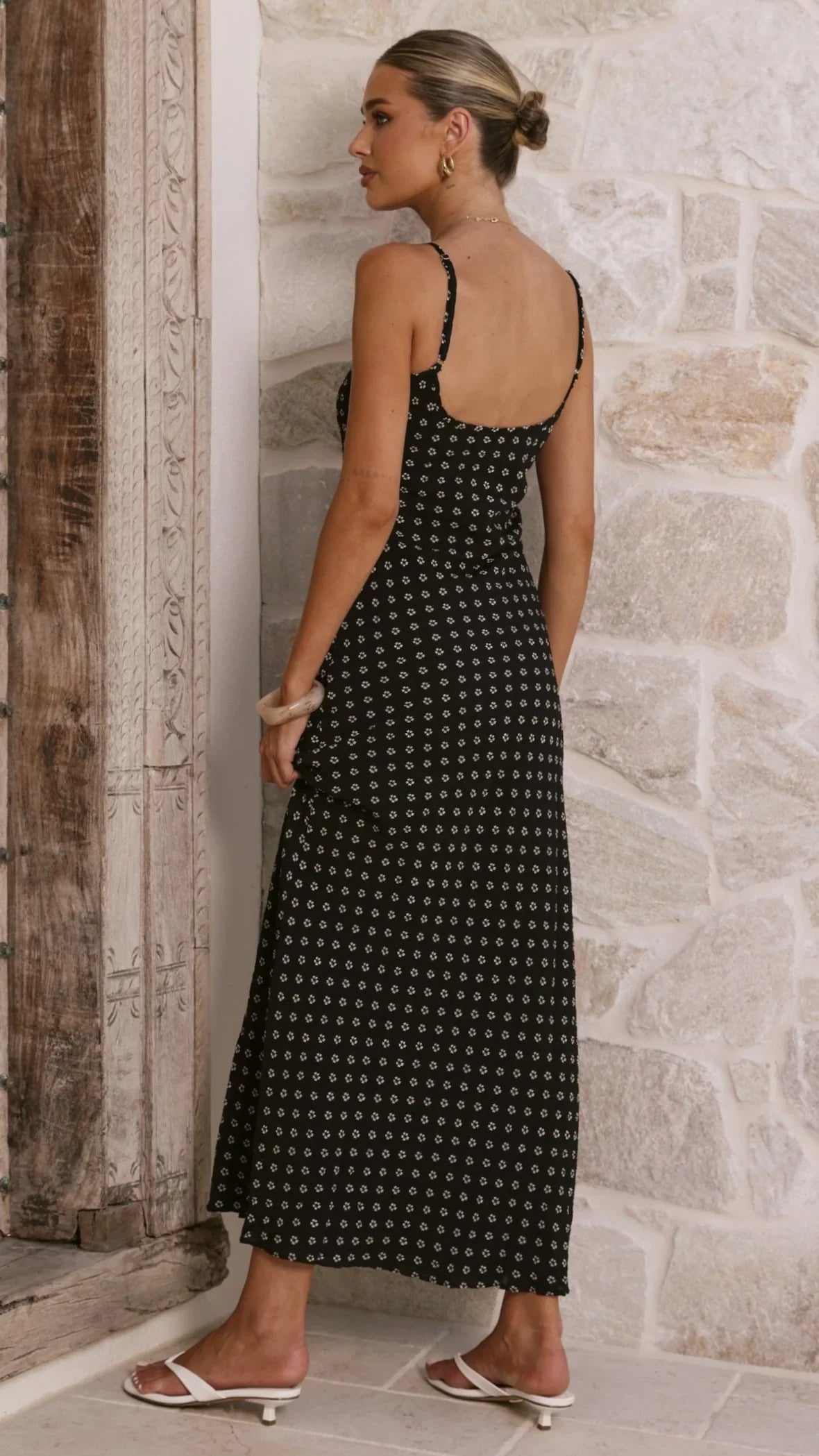 Shania Maxi Dress Black Floral