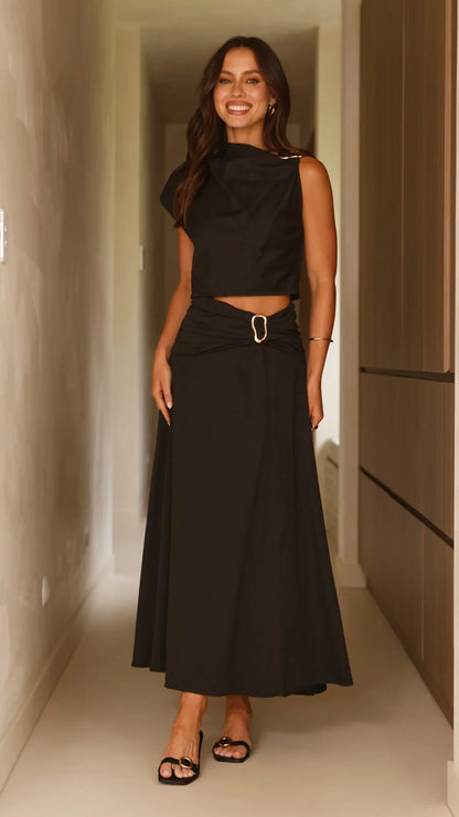 Delphine Top Black