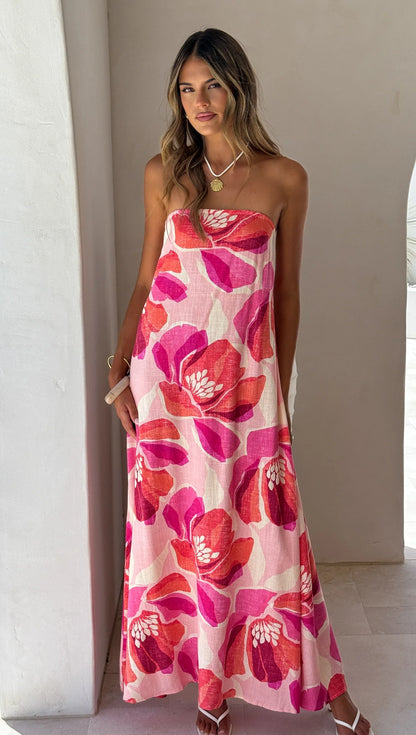 Luna Maxi Dress Rosalie Print