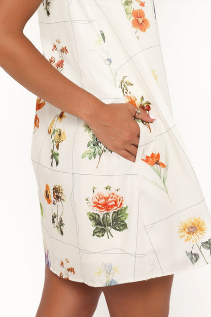 Elordi Mini Dress Multi Flowers
