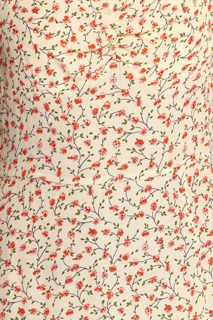 Franklin Dress Cream Floral