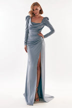 Long Sleeved Evening Mermaid Dress