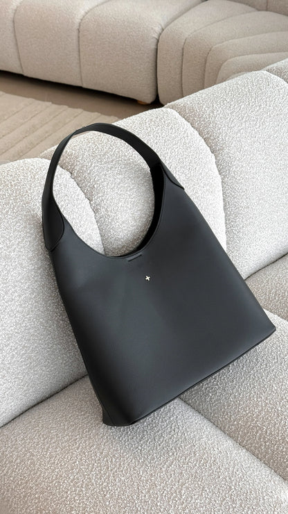 Duke Hobo Bag Black PU