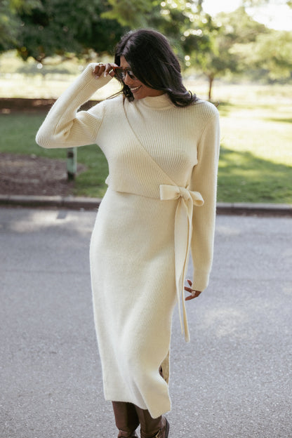 Aerin Knit Dress Cream