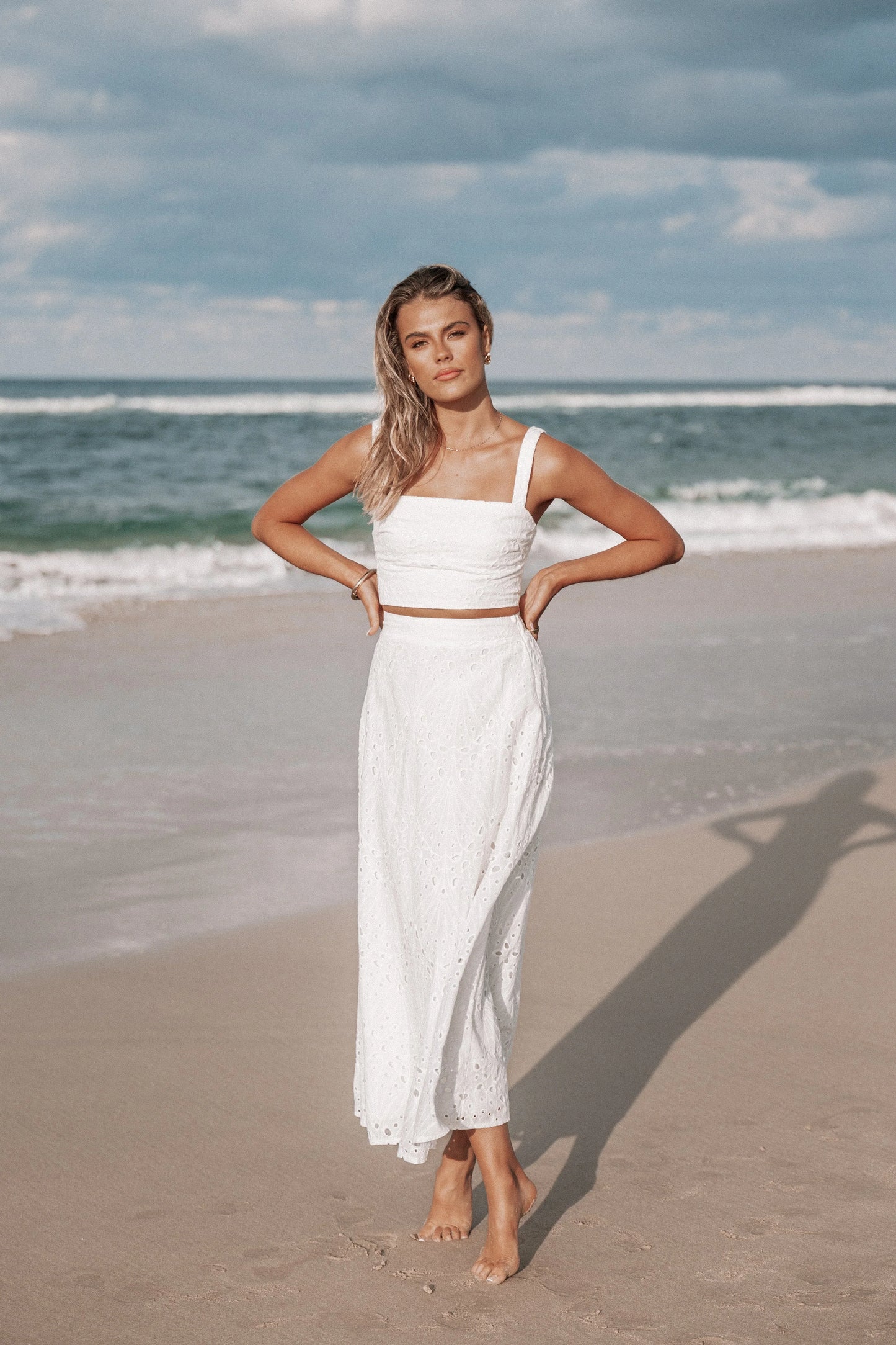 Camellia Two Piece Set White