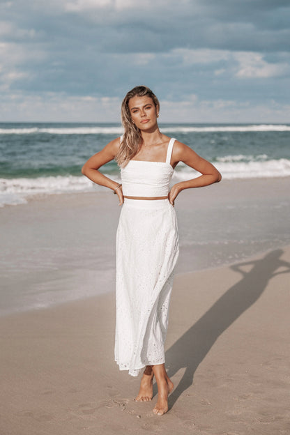 Camellia Two Piece Set White