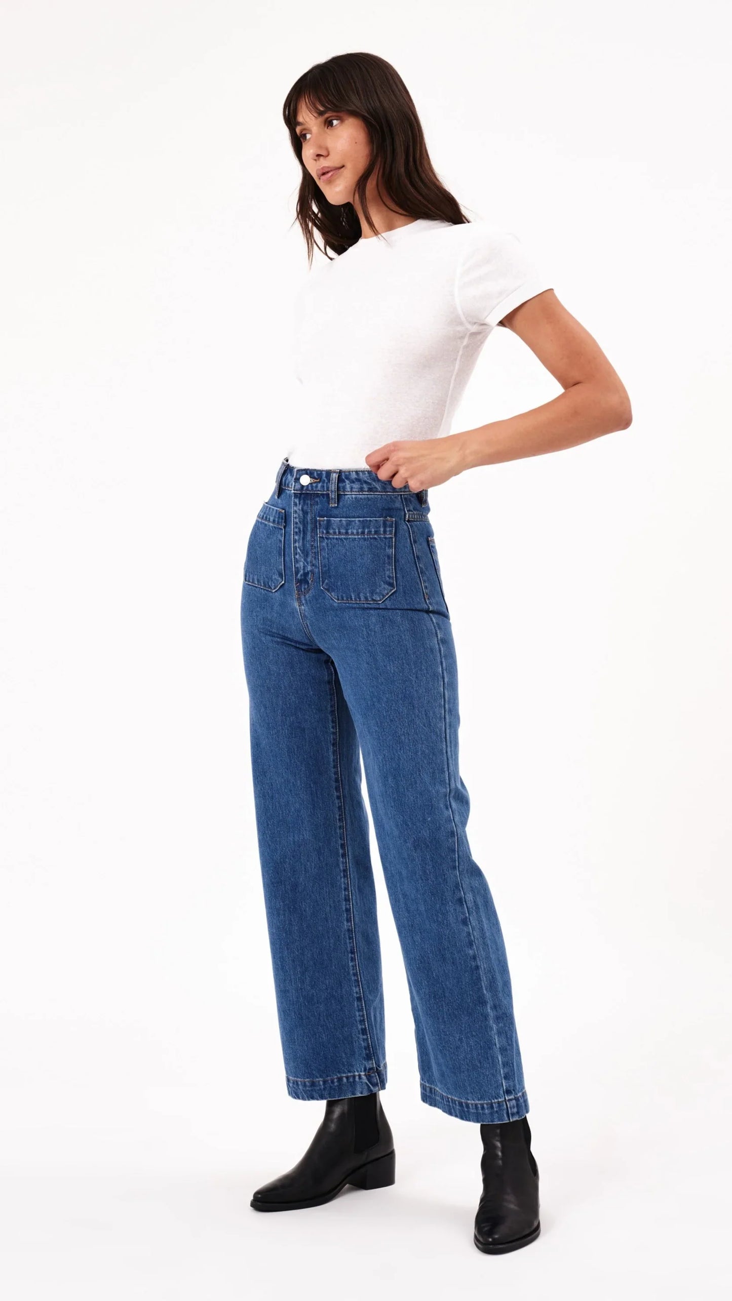 Rollas Sailor Jean Ashley Blue