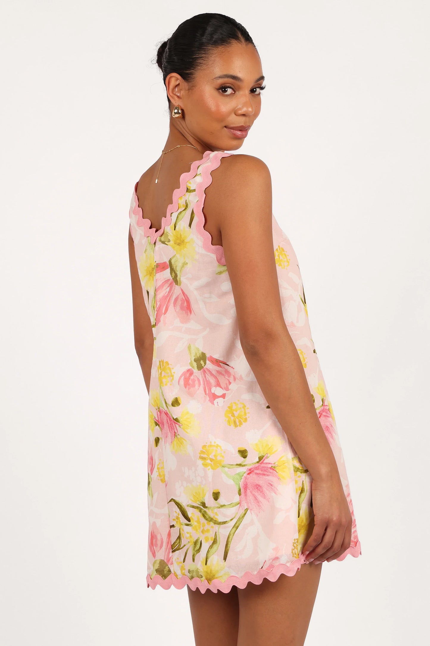 Calliope Mini Dress Acacia Blossom