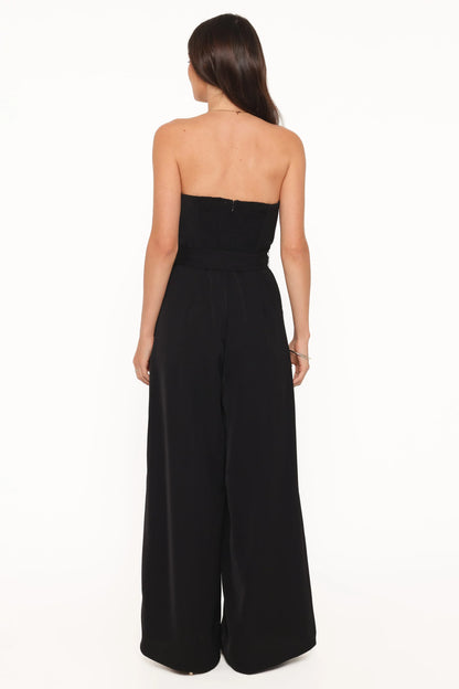 Rois Strapless Jumpsuit Black