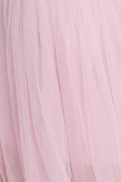 Anabella Strapless Maxi Dress Pale Pink