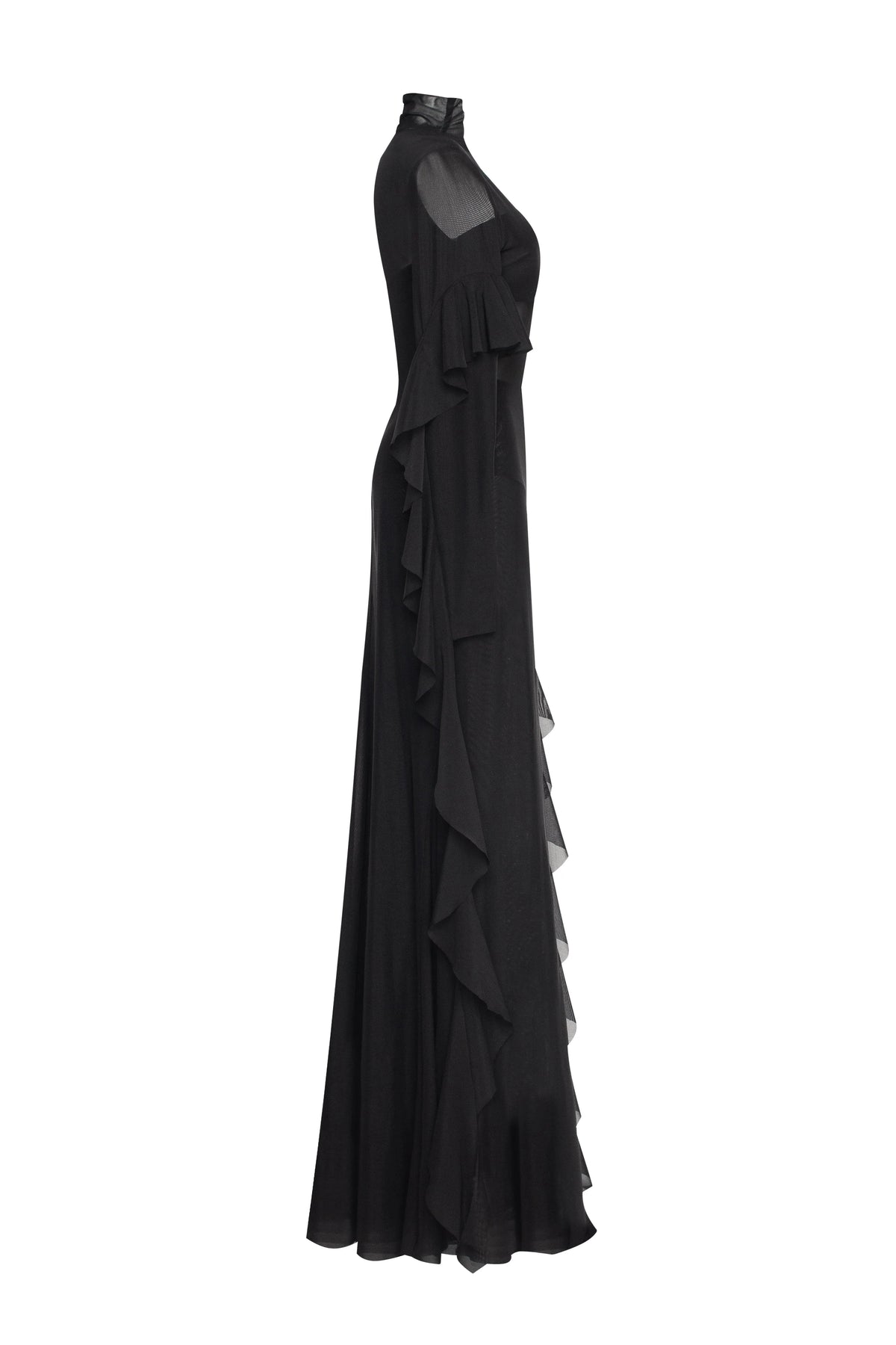 Chic sheer co ord set in black Xo Xo