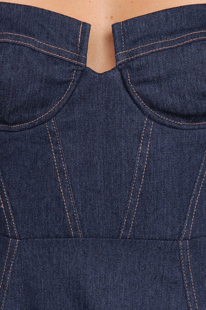 Marsden Denim Midi Dress Indigo