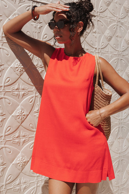 Zoe Mini Dress Red